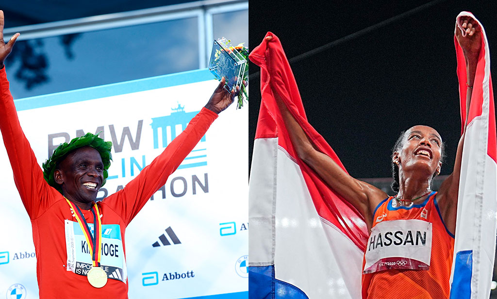Eliud Kipchoge y Sifan Hassan anuncian participación en el maratón de Tokio