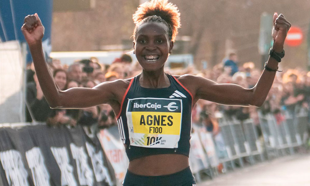 Agnes Ngetich hace historia con récord mundial femenino en 10 km