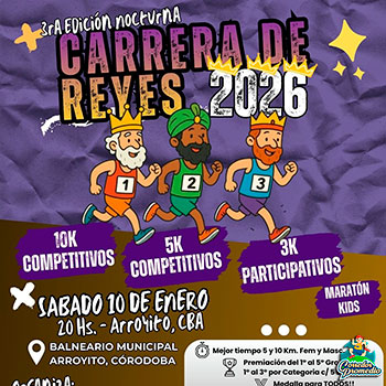 Carrera Nocturna de Reyes Arroyito