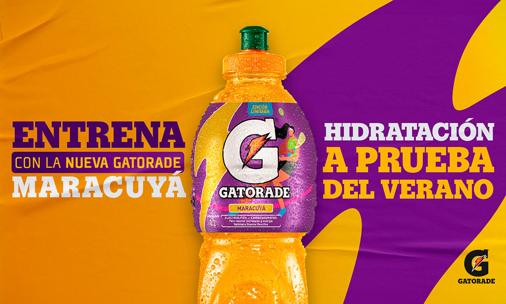 Ya está en Chile la nueva Gatorade Maracuyá