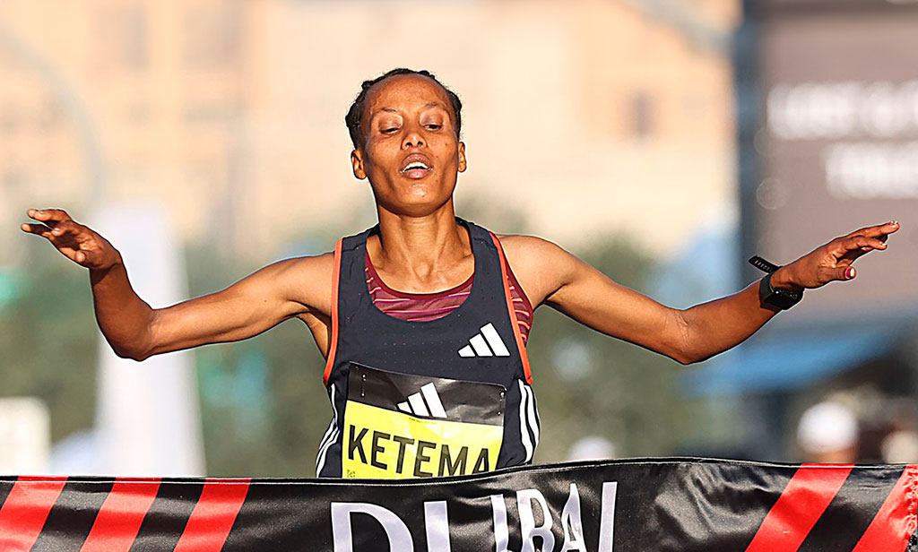Tigist Ketema deslumbra en su debut en el Maratón de Dubai