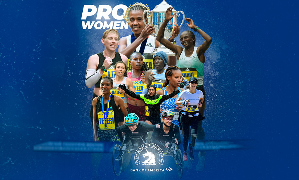 Poderío femenino en el 128º Maratón de Boston