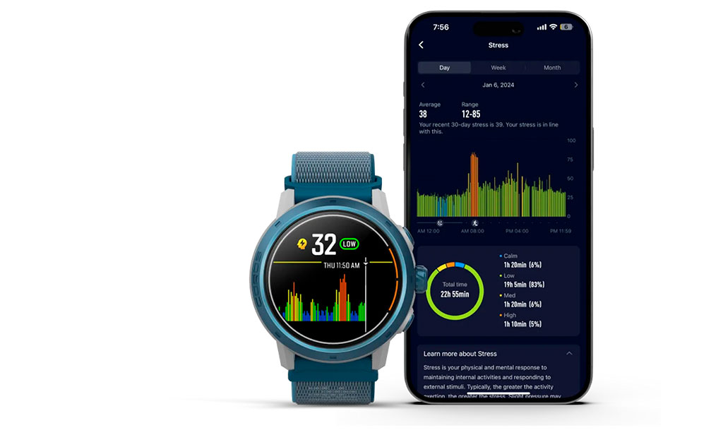 COROS Metrics presenta: Estrés diario al detalle