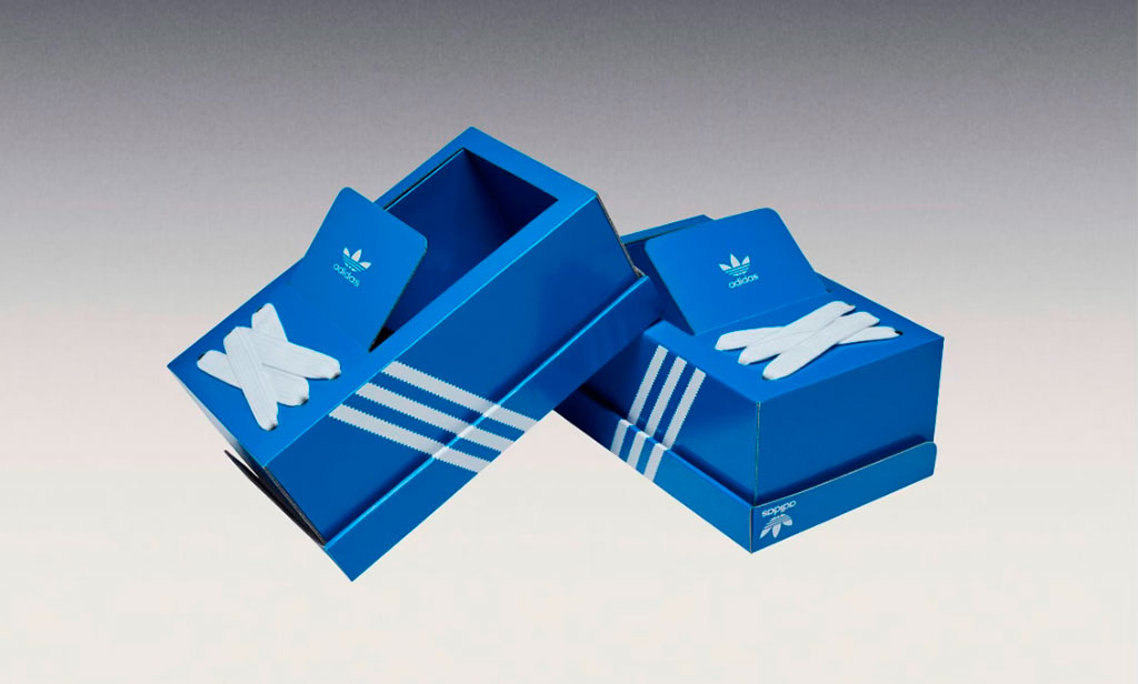 adidas presenta The Box Shoe: Fusión de embalaje y zapatillas