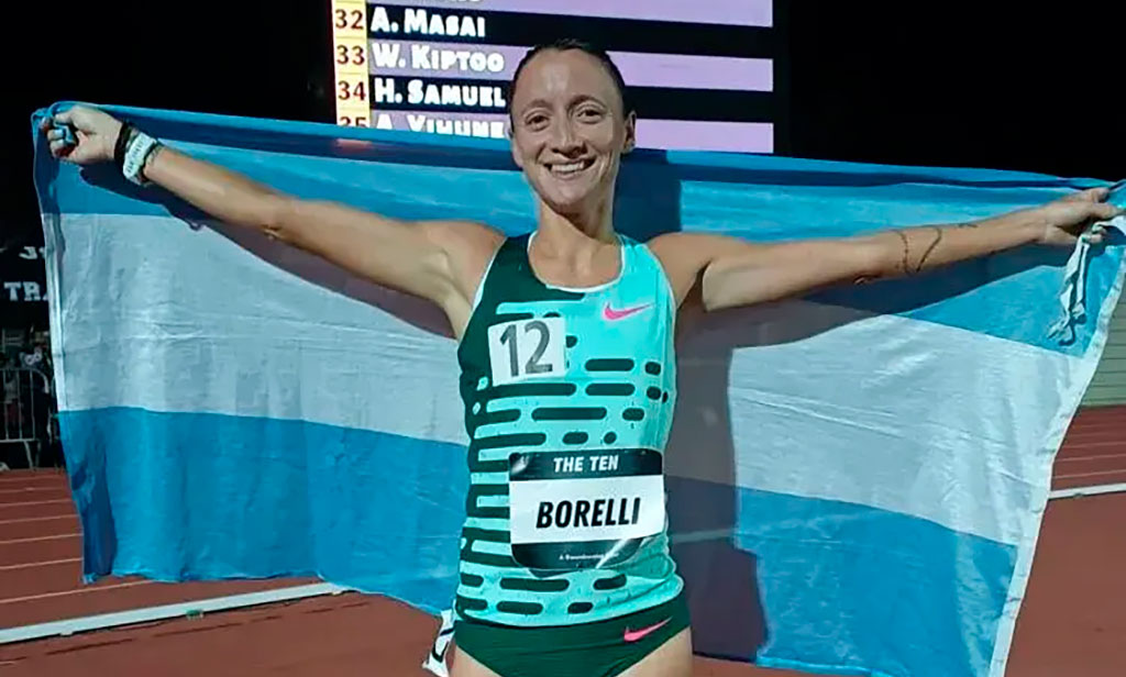 Florencia Borelli bate récord sudamericano de 10K