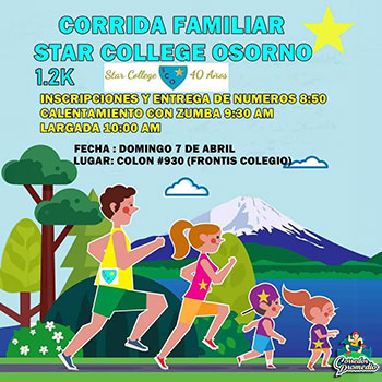Corrida Familiar Star College Osorno