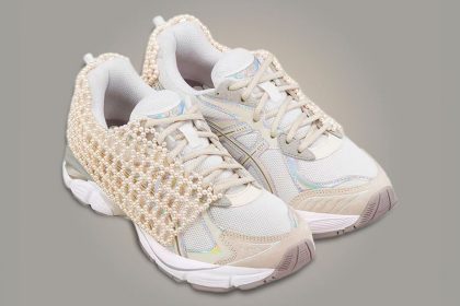 Tasaki y ASICS presentan la colección de zapatillas GT-2160 adornadas con perlas