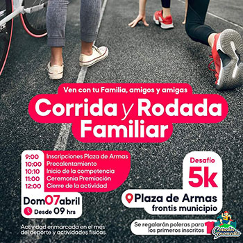 Corrida y Rodada Familiar San Carlos