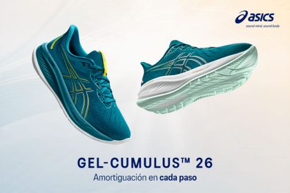 ASICS lanza las GEL-Cumulus 26 con mayor comodidad para los entrenamientos diarios