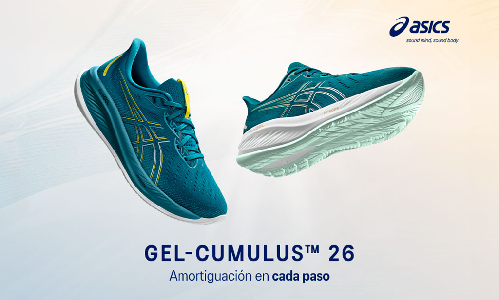 ASICS lanza las GEL-Cumulus 26 con mayor comodidad para los entrenamientos diarios