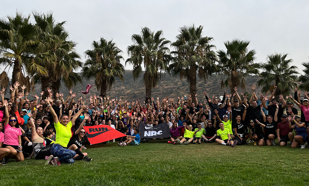 Último entrenamiento de Nike Run Club previo al Maratón de Santiago 2024