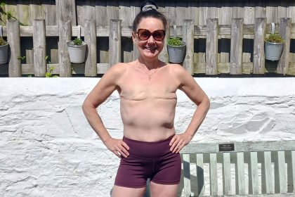 Primera mujer en correr el Maratón de Londres en topless