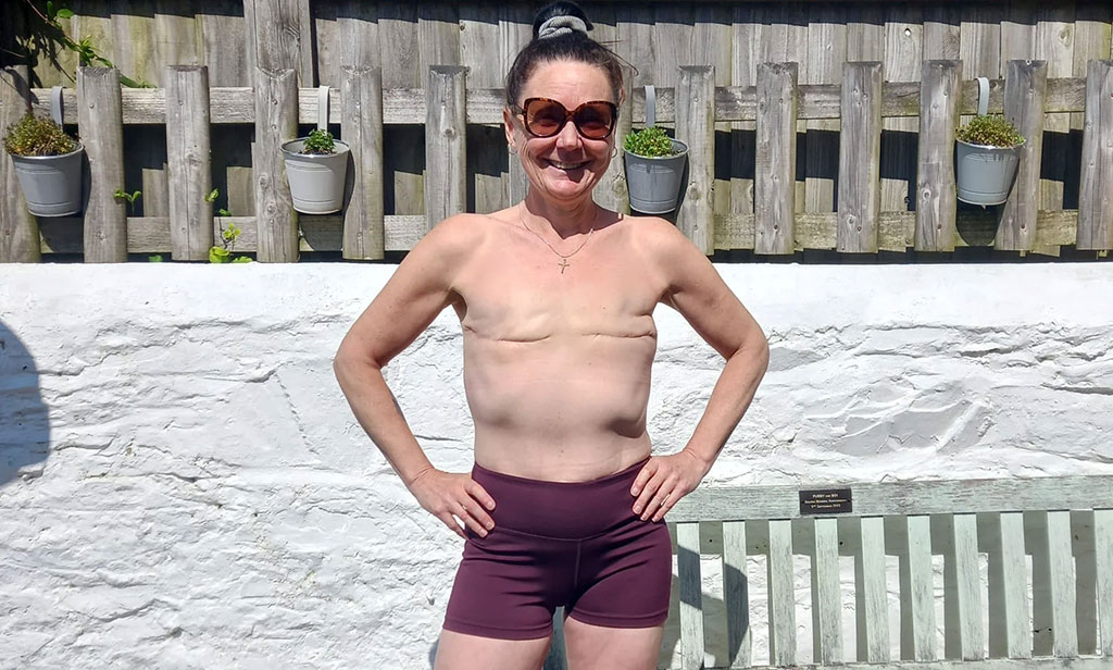 Primera mujer en correr el Maratón de Londres en topless