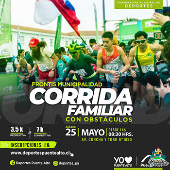 Corrida Familiar con Obstáculos Puente Alto