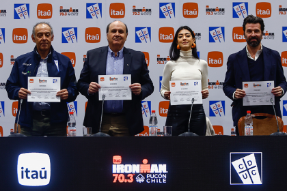 Itaú se une como main sponsor del IRONMAN 70.3 de Pucón 2025