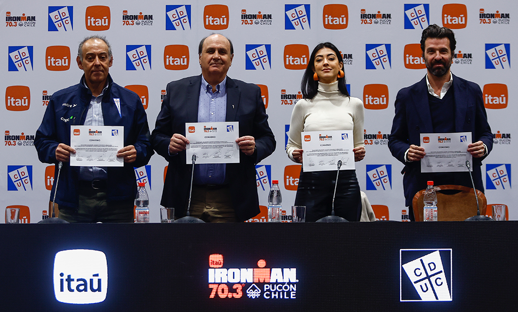 Itaú se une como main sponsor del IRONMAN 70.3 de Pucón 2025