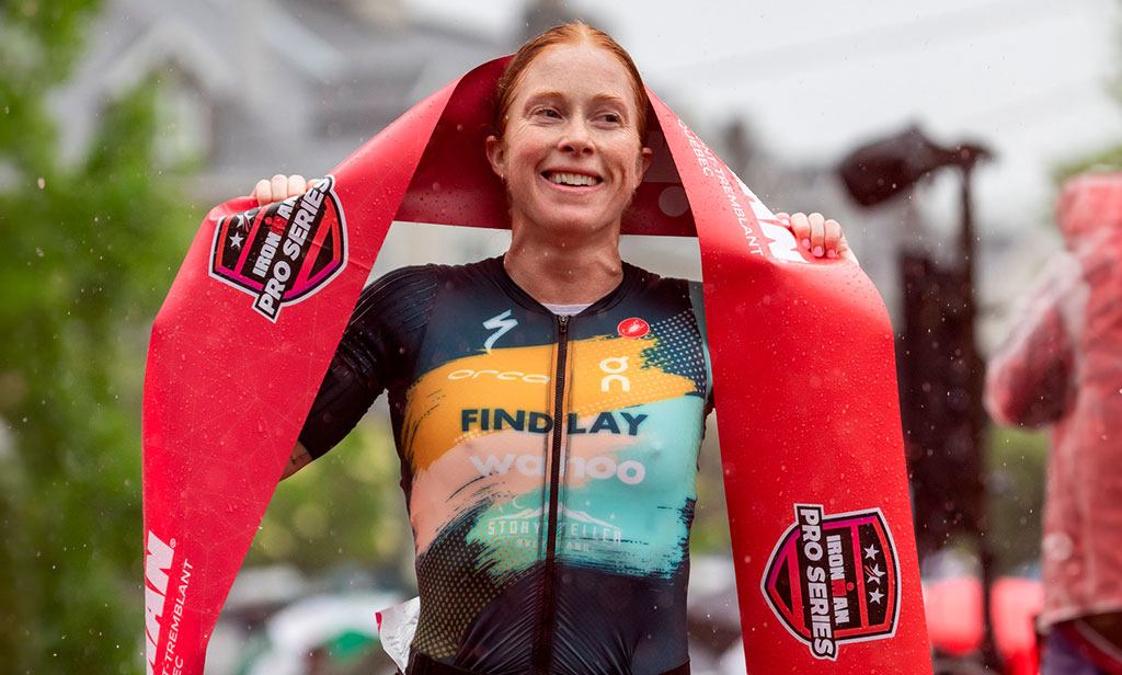 Lionel Sanders y Paula Findlay lideran barrida canadiense en el IRONMAN 70.3 Mont-Tremblant 2024
