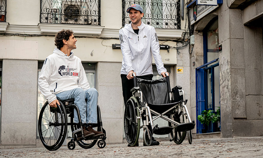 Cuando el deporte cambia vidas: Dominic Thiem y Cisco García en la Wings for Life World Run