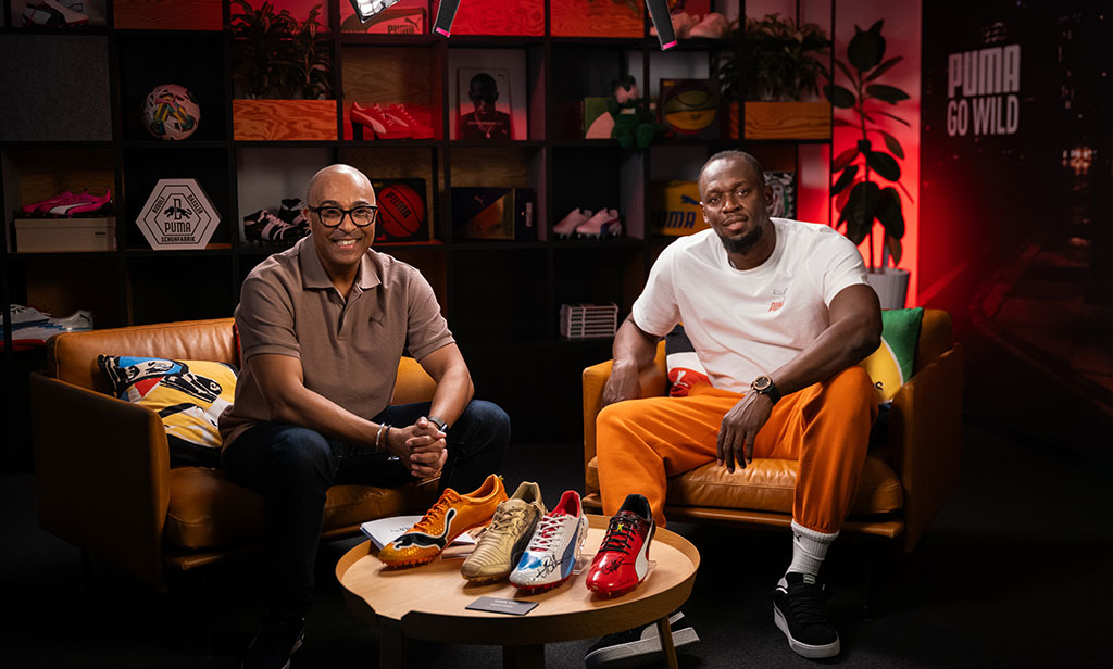 PUMA lanza su podcast Go Wild con Usain Bolt como invitado inaugural