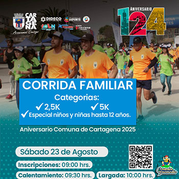 Corrida Familiar Aniversario Cartagena