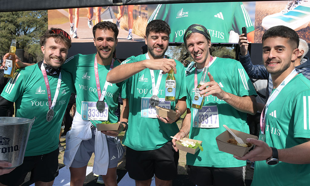 Los famosos también corrieron los 21K de Buenos Aires