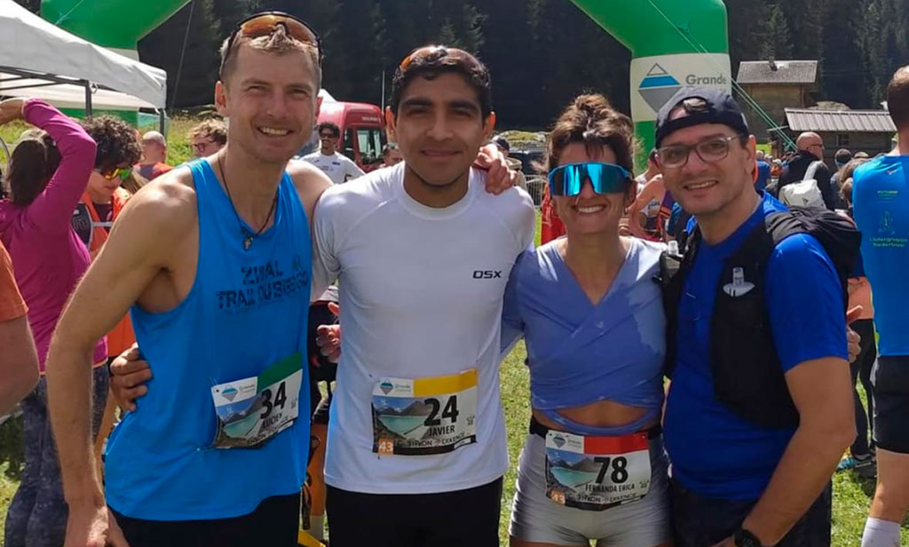 Fernanda Martínez y Javier Mariqueo, protagonistas argentinos en los Alpes suizos