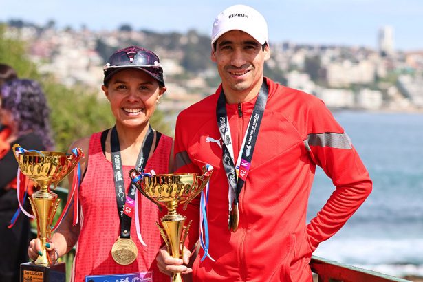 Luis Alarcón y Carolina Acosta ganan primera edición de Maratón de Concón
