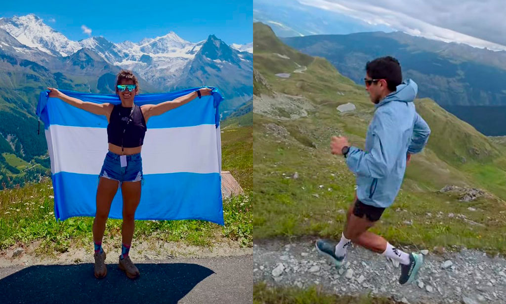 Fernanda Martínez y Javier Mariqueo listos para enfrentar la leyenda alpina de Sierre-Zinal