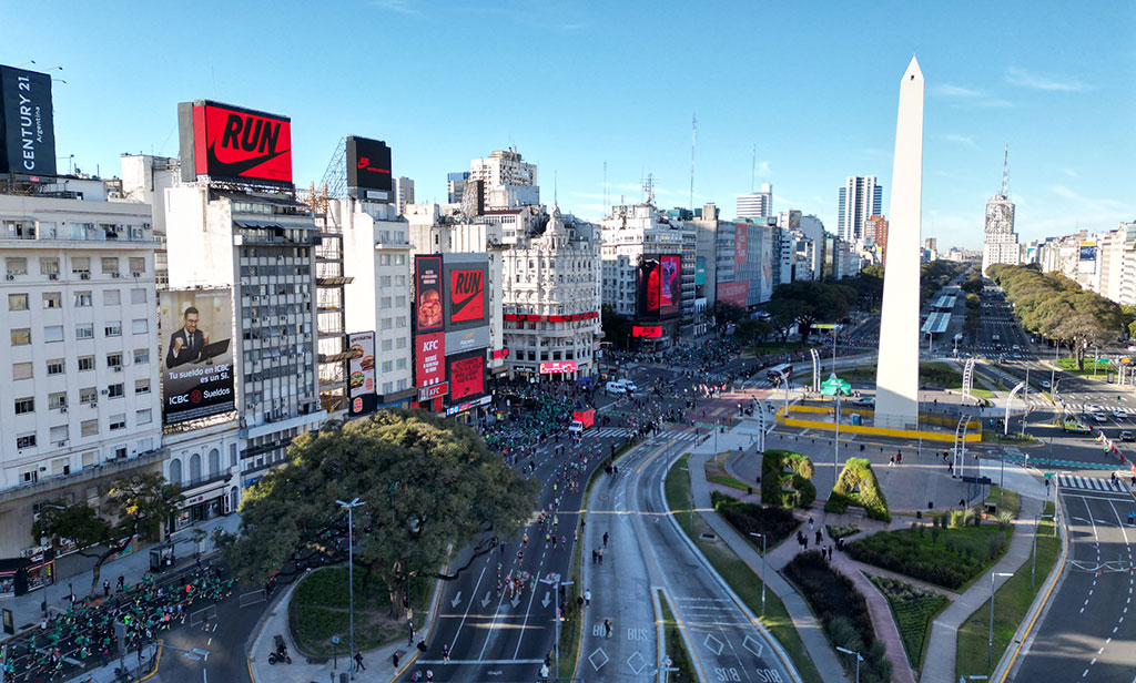 La intervención de Nike en los 21K de Buenos Aires