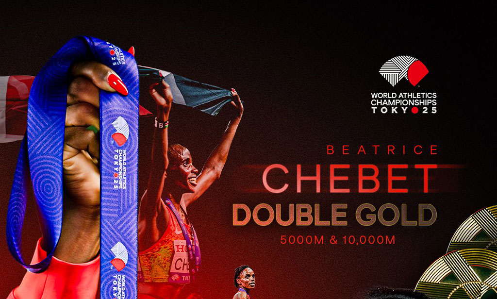 Historia keniana en Tokio: Chebet logra el doblete y Kipyegon se lleva la plata