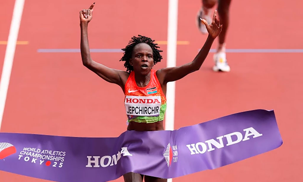Jepchirchir vence en un electrizante final del maratón mundial de Tokio