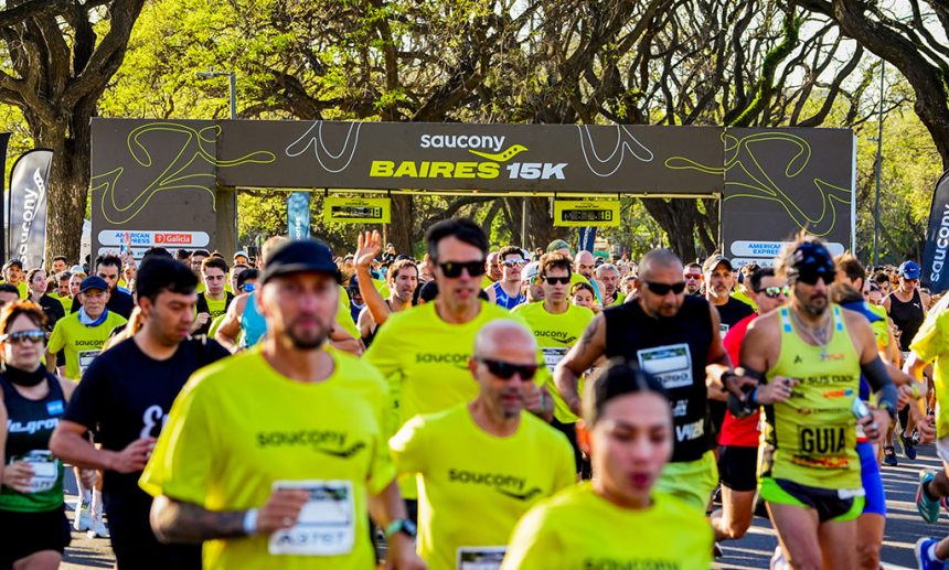 Más de 5.000 runners coparon Palermo en la Saucony BAIRES 15K