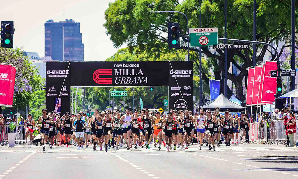La Milla Urbana llenó de running el corazón de Buenos Aires