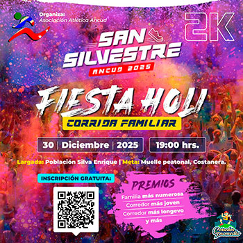 Corrida San Silvestre Ancud – Fiesta Holi