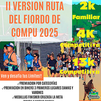 Corrida Rutas del Fiordo de Compu