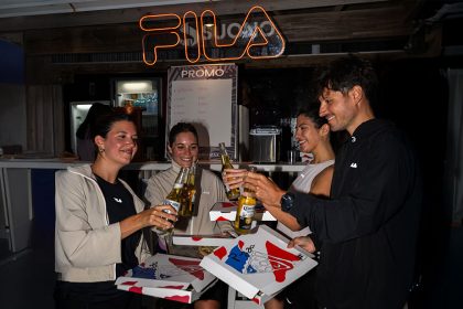 FILA inauguró su ciclo Run&Pizza en Pinamar