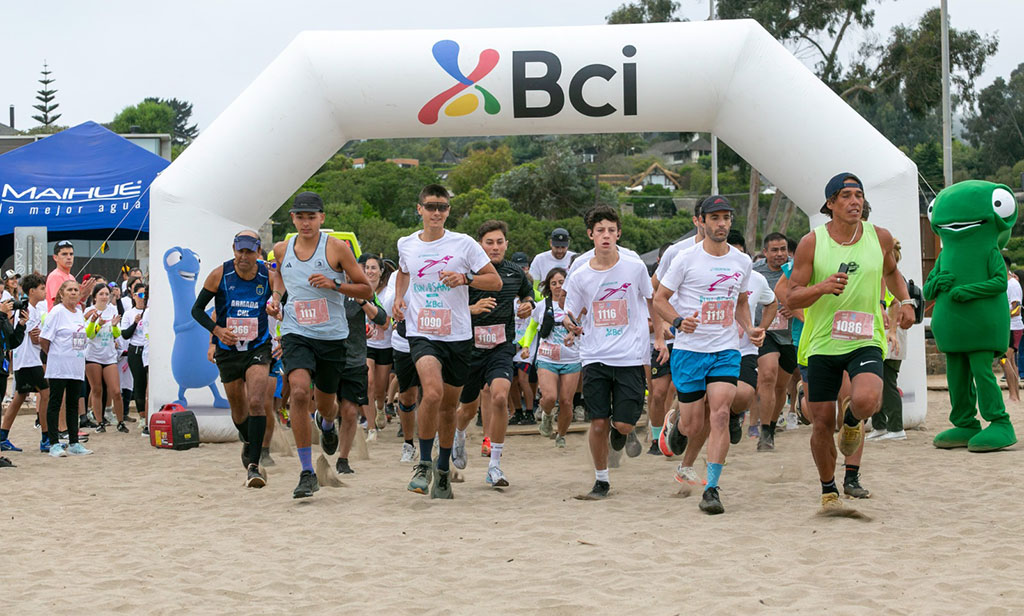 Más que running: Run and Sand consolidó su impacto en la costa chilena