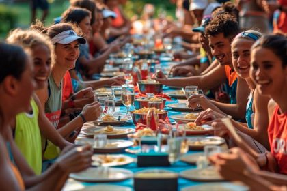 Una Pasta Party con propósito en la antesala del Maratón de Santiago