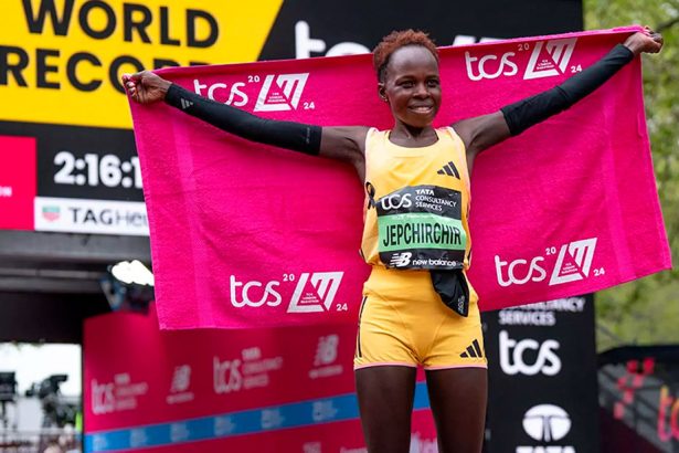 Peres Jepchirchir se baja del Maratón de Londres 2026 por lesión