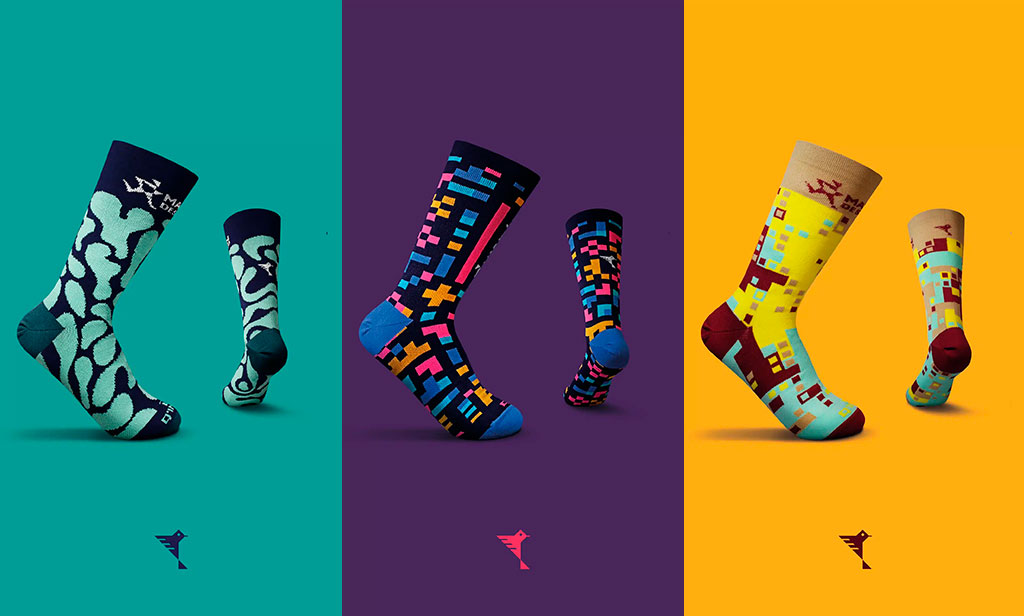 Q'inti repite protagonismo en Maratón de Santiago con diseño del calcetín oficial