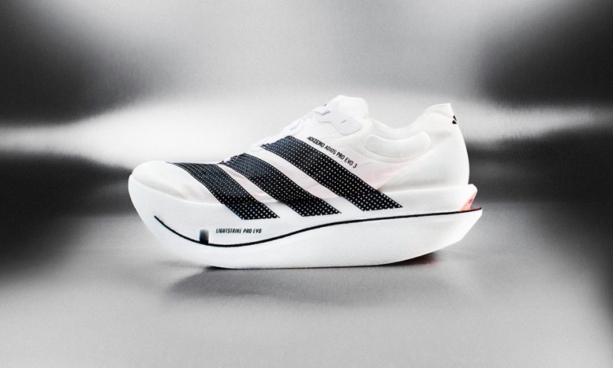 adidas rompe la barrera de los 100 gramos con las Adizero Adios Pro Evo 3