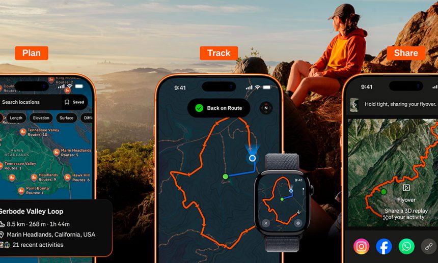 Strava lanza su mayor actualización para el senderismo