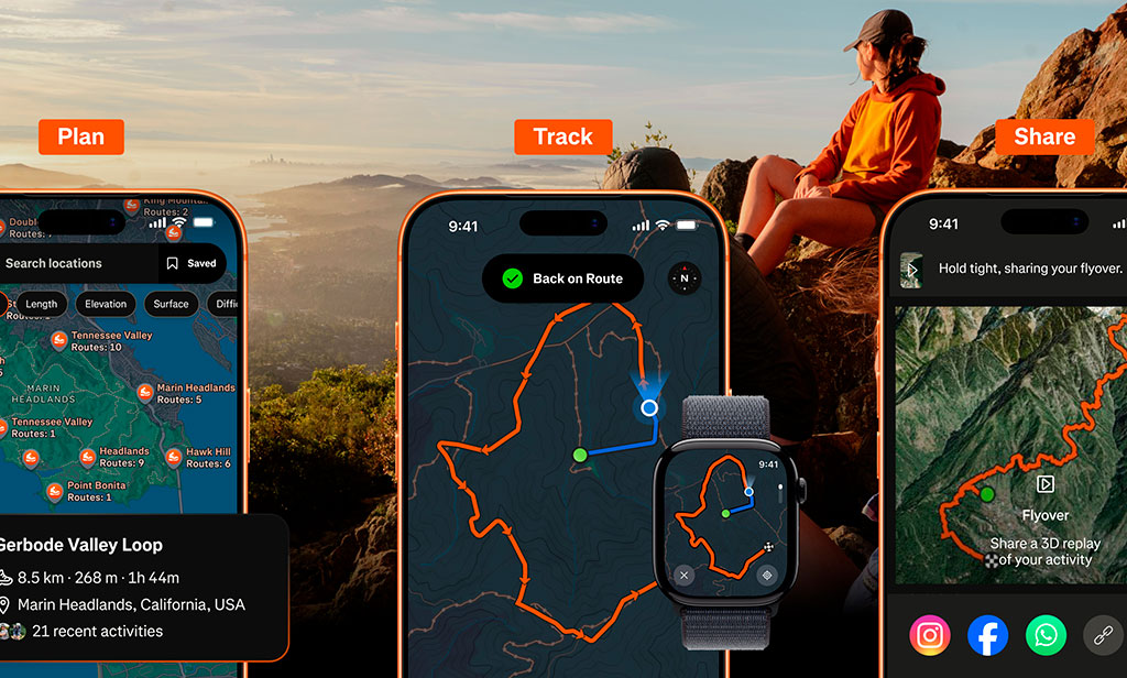 Strava lanza su mayor actualización para el senderismo