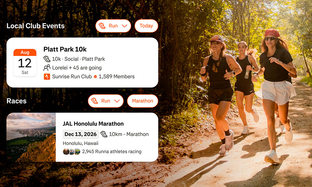 Strava lanza un buscador de carreras y eventos comunitarios con la base de datos de Runna