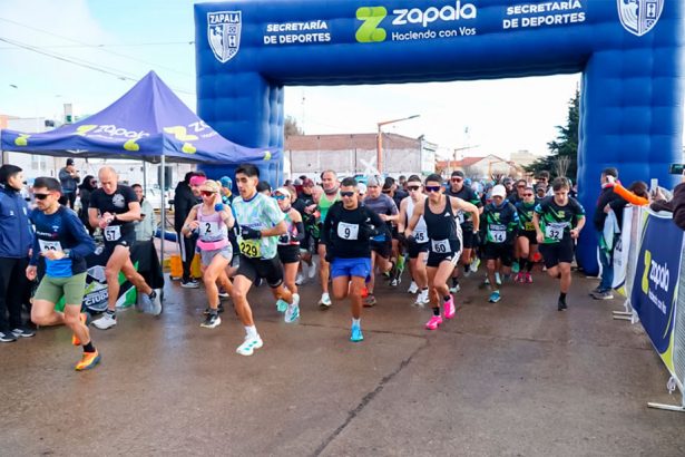 Zapala celebró sus 113 años con una nueva edición de la Media Maratón Aniversario