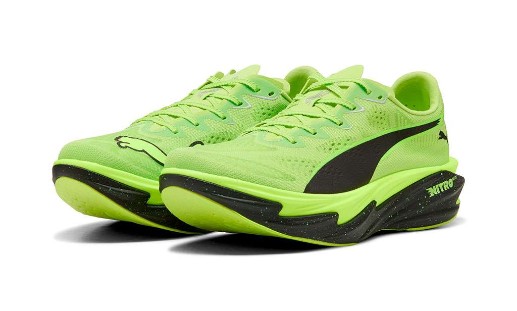 Zapatillas PUMA Sunny Lime en fondo blanco