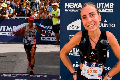 Nicolás Benavides y Leonor Calvo en el UTMB 2026