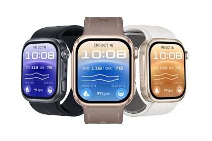Los tres colores disponibles del HUAWEI WATCH D3