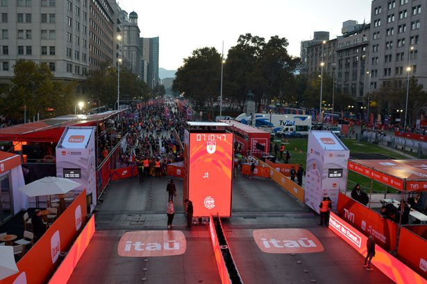 Sector de largada del Maratón de Santiago 2026