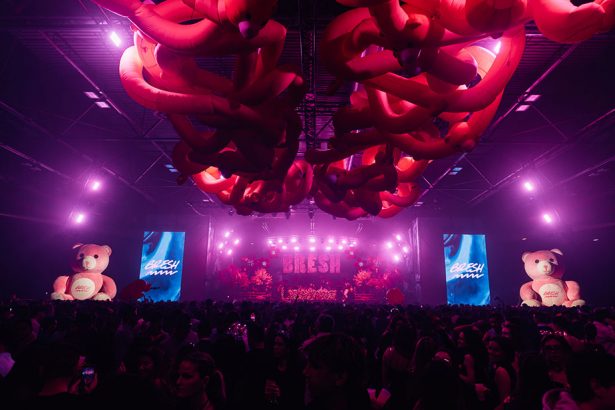 Escenario de una fiesta Bresh